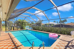 A heated pool - Southern Exposure Waterfront Home | Pool & Dock (Marco Island)
