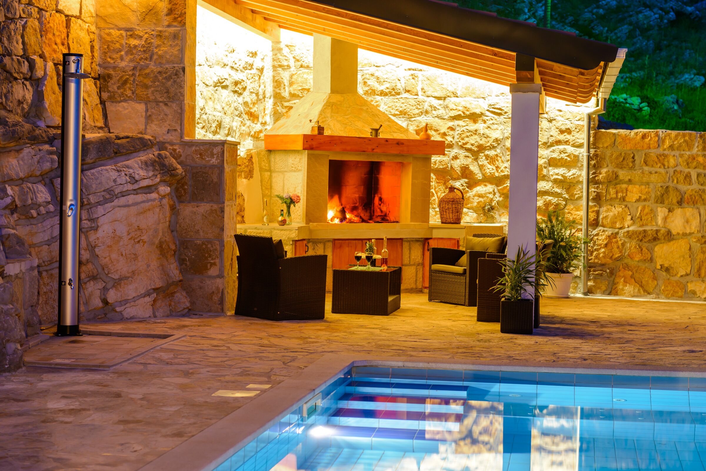 Villa (Three-Bedroom Villa with Private Pool) | BBQ/picnic area