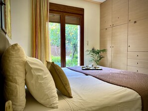 2 dormitorios, tabla de planchar con plancha, wifi y ropa de cama