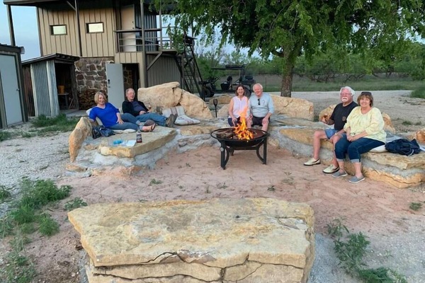 Roost Fire Pit at Lake Godstone