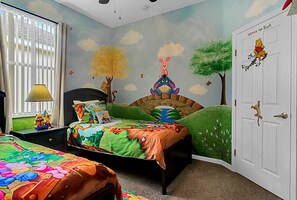 4 bedrooms, in-room safe, iron/ironing board, travel cot
