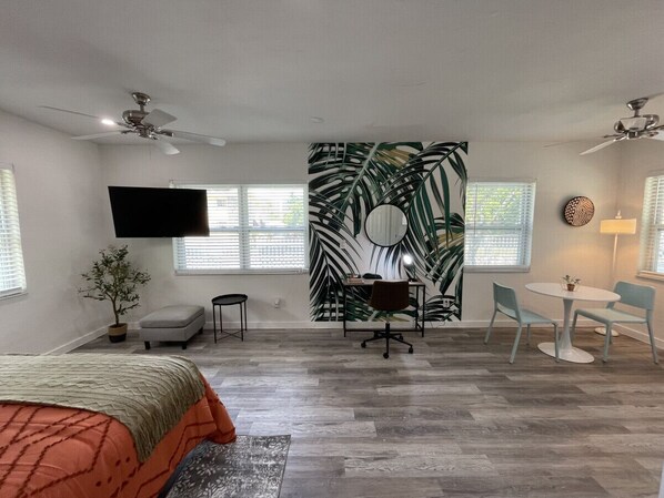 1 غرفة نوم ومكتب ومكواة/لوح كي وواي فاي مجانًا