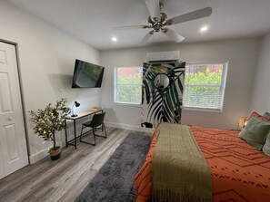 1 bedroom, desk, iron/ironing board, free WiFi