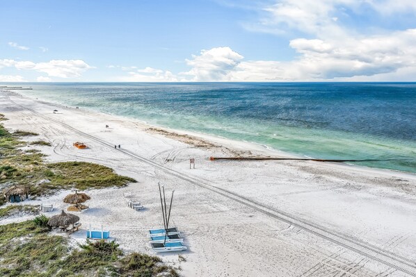 Beach nearby, beach towels