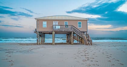 Spacious, Beachfront Home w/ Free WiFi, Central A/C, & a Furnished Deck