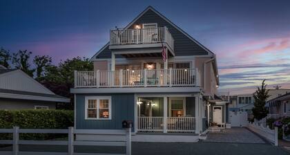 Private Pool OCEAN BLOCK 7BR Downtown Dewey Beach w/ Parking and Game Room
