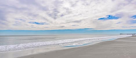 On the beach