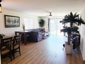 Smart TV, DVD player, video library, offices