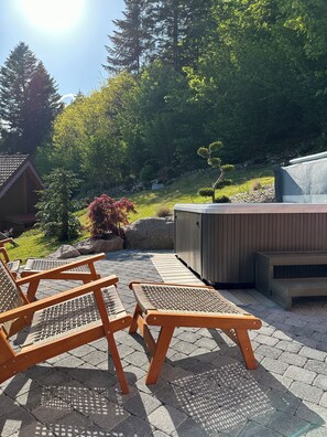 Idromassaggio all'aperto