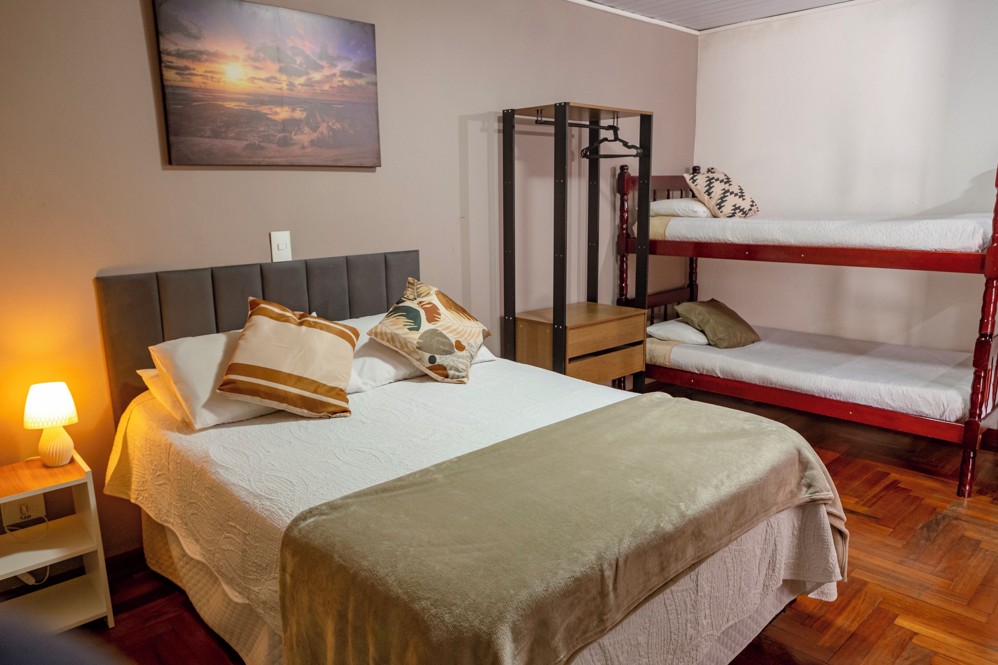 Free WiFi, bed sheets