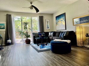 Smart TV, video games, table football, books