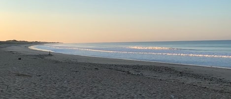 Aan het strand