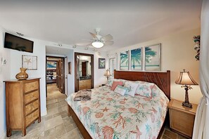 2 bedrooms, in-room safe, iron/ironing board, travel crib