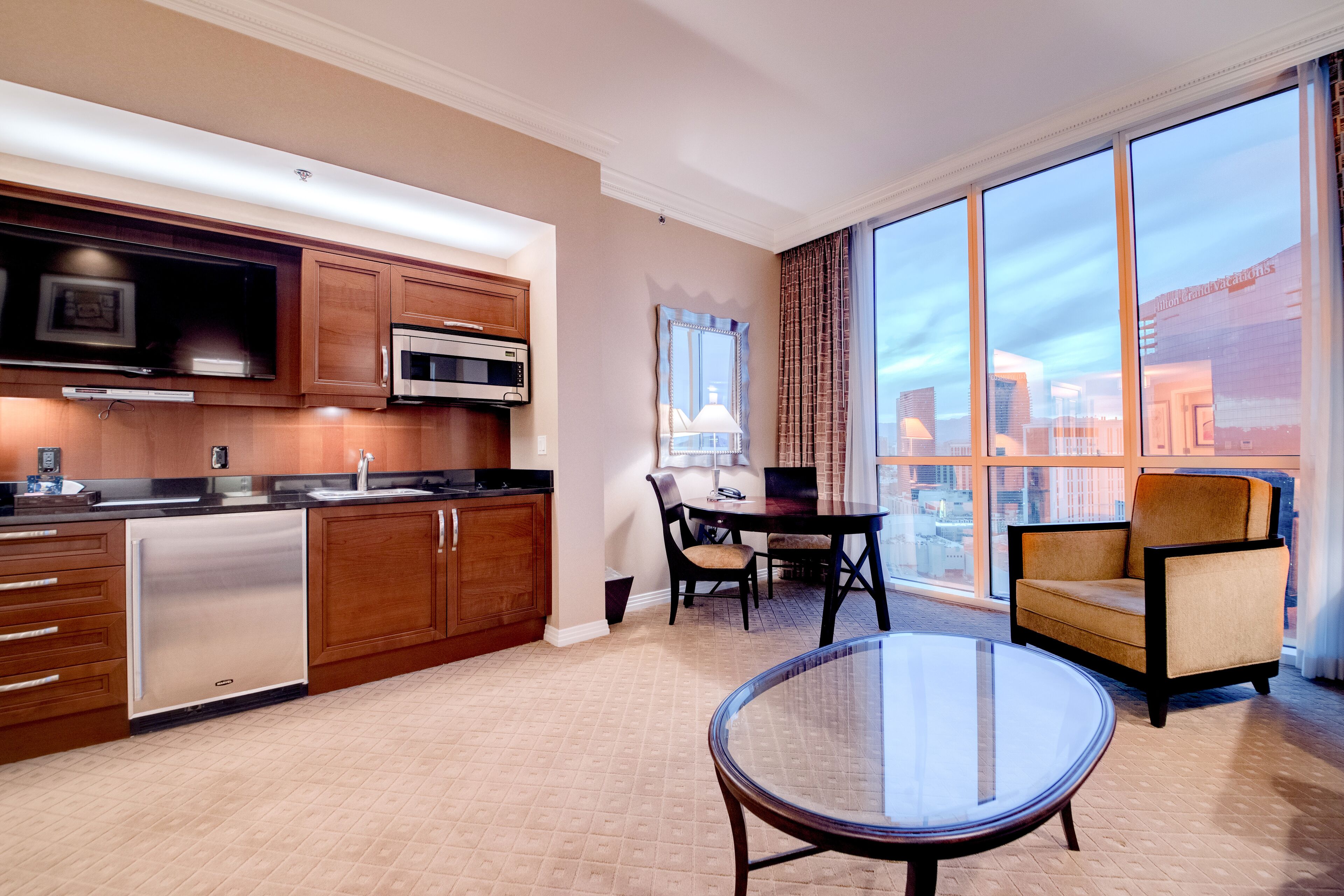PH Floor Two-Bedroom - Strip View & Balcony | Private kitchenette