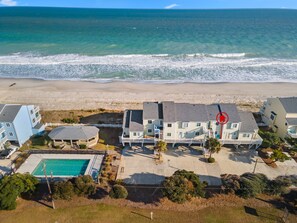 Exterior - Welcome to Oceanside Oasis, a Kure Beachfront Condo with a view you will love! (Kure Beach)