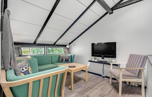 Fernseher, Kamin