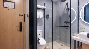 Bathroom - Greentree Inn Langfang Wenan Limin Street Second Middle School Express Hotel (Langfang)