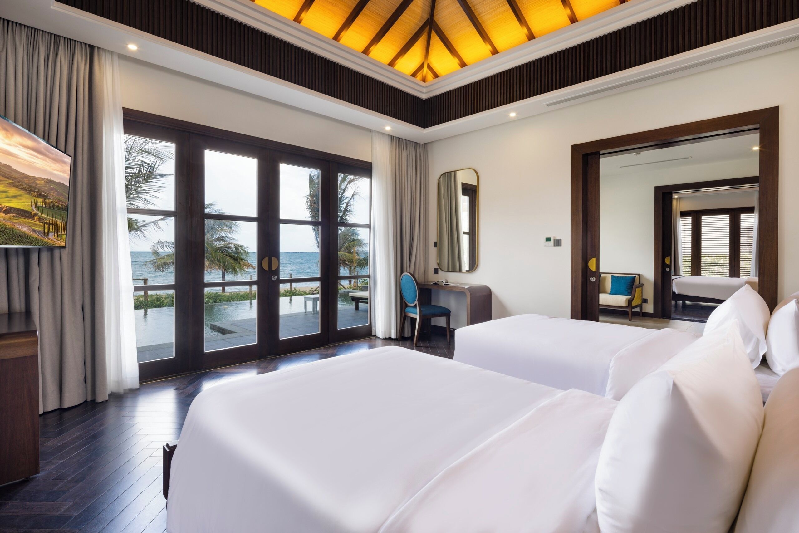 奢华别墅, 2 间卧室, 私人游泳池 (Beach Front Pool) | 沙滩/海景