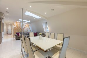 Penthouse, mit Bad | Restaurant