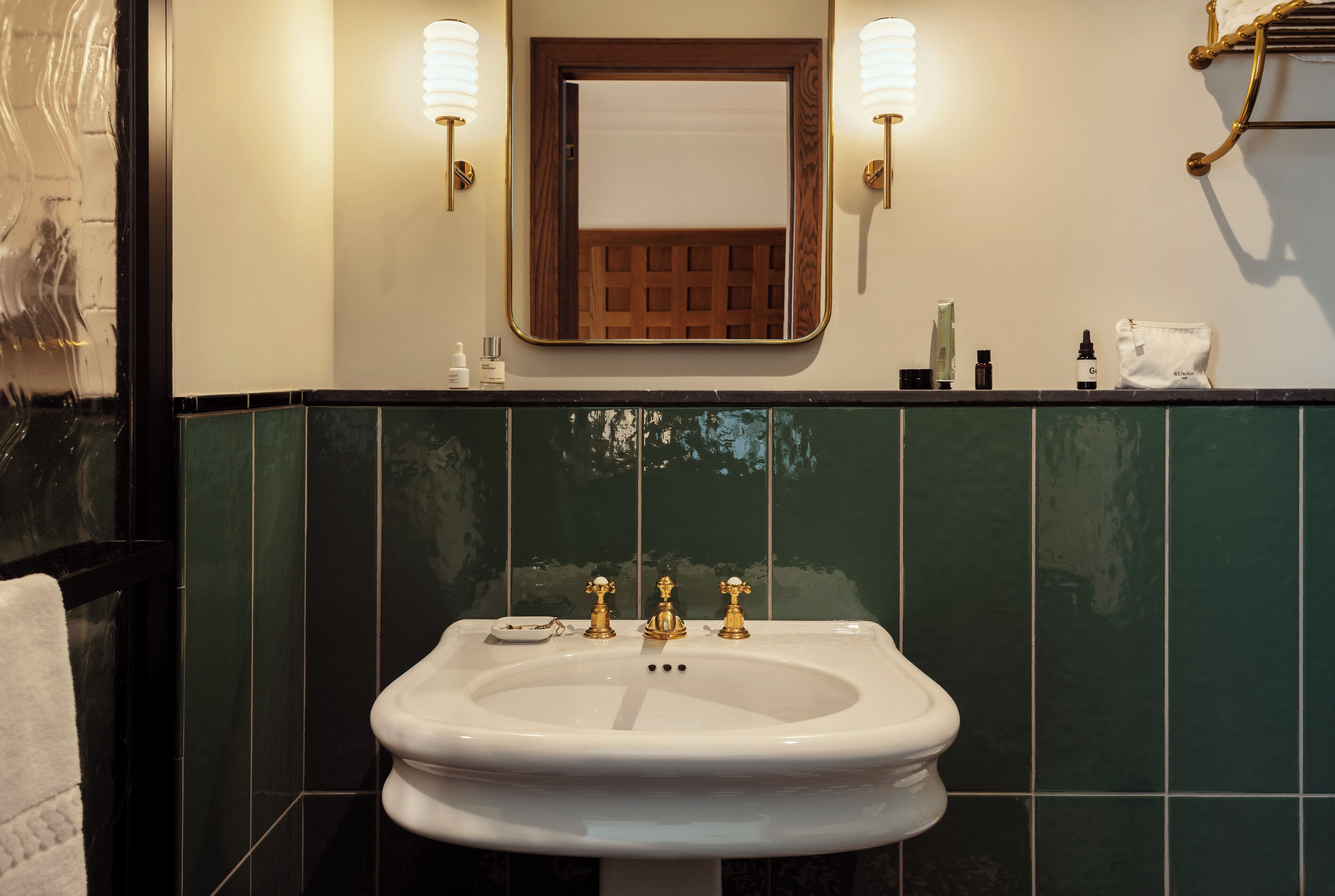 roomy terrace | bathroom | shower, hair dryer, bidet, towels