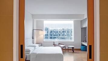 Premium bedding, down duvets, pillow-top beds, in-room safe