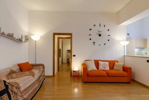 Apartment, Balcony | Living area | Flat-screen TV