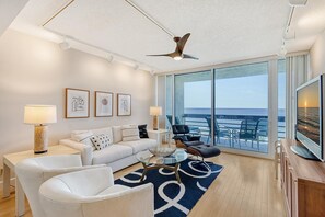 Smart TV, stereo - Full Beach View 2 Bedroom Condo (Longboat Key)