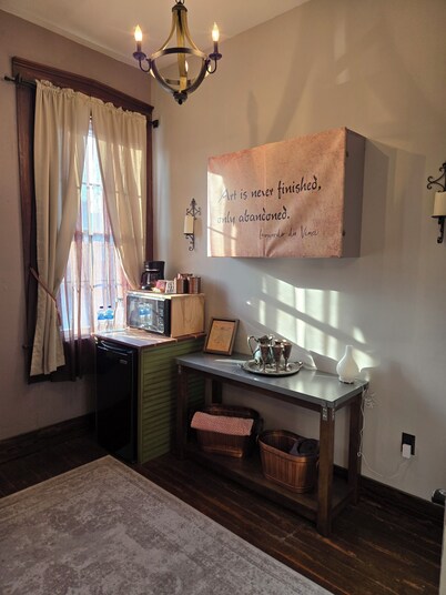 The Da Vinci Suite is one of our four rooms.