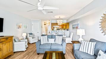 TV connectée, cheminée