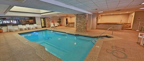Indoor pool, a heated pool