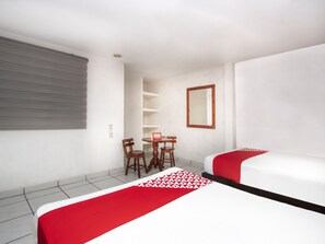 Standard Room, 2 Double Beds | Free WiFi, bed sheets - OYO Hotel San Carlos (San Juan Bautista Tuxtepec)