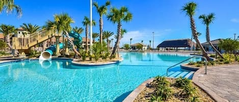 Una piscina riscaldata