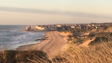 Vlak bij het strand