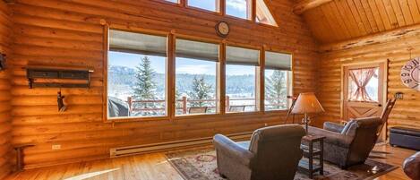 TV, fireplace, video games, DVD player