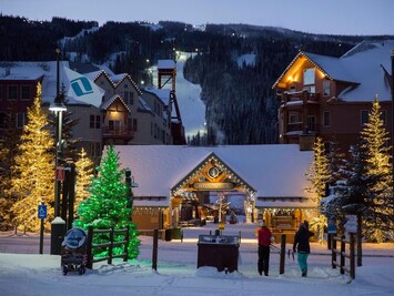 Entrance to River Run Village in Keystone, CO