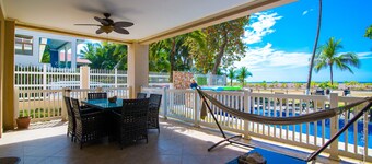 Ocean front and just steps from the pools and ocean!