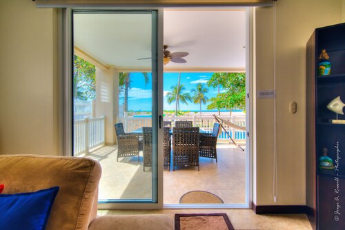 Ocean front and just steps from the pools and ocean!