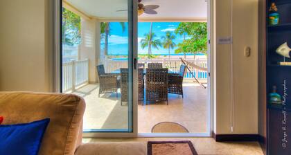 Ocean front and just steps from the pools and ocean!