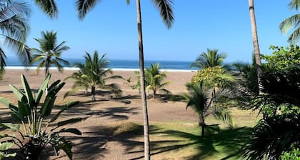 Ocean front and just steps from the pools and ocean!