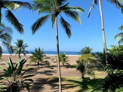 Ocean front and just steps from the pools and ocean!