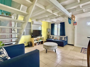 Smart TV, DVD player, video library