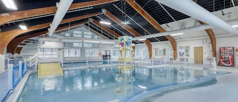 Indoor pool, a heated pool