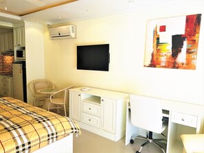1 habitación y ropa de cama