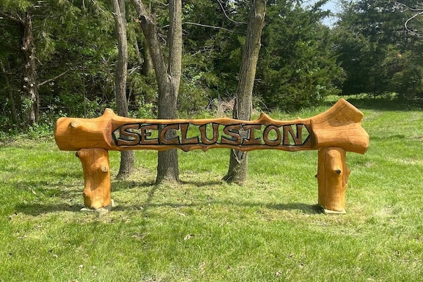 Seclusion Entrance Sign!