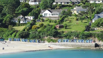 Beach nearby, sun-loungers