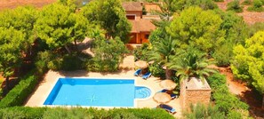 Pool - Holiday Home "Can Crestall" with Garden, Pool, Terrace, Wi-Fi and Air Conditioning (Campos)