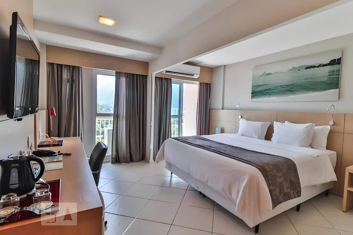 Apartamento | Wi-Fi de cortesia, roupa de cama
