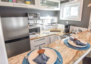 Fridge, microwave, oven, stovetop - Gas Fireplace Front Patio & Parking Spot! (Provincetown)