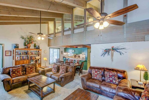 Condo, Multiple Beds (Fireside at The Village #315) | Living room