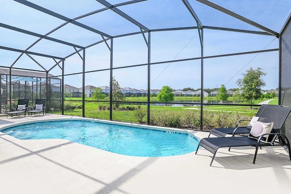 Lake Views from Private Sundeck with Private Swimming Pool